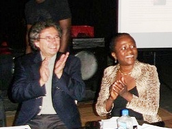Jules Lamarre et Édith Mukakayumba